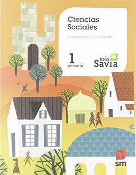 portada Ciencias Sociales. 1 Primaria. Más Savia. Navarra