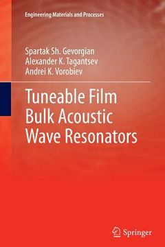 portada Tuneable Film Bulk Acoustic Wave Resonators (en Inglés)