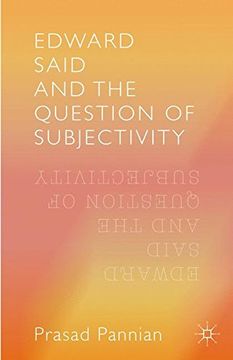 portada Edward Said and the Question of Subjectivity (en Inglés)