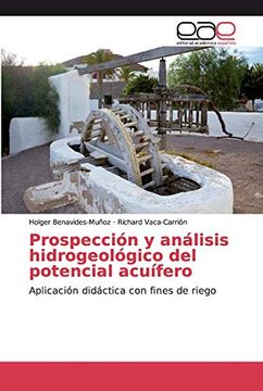 portada Prospección y Análisis Hidrogeológico del Potencial Acuífero: Aplicación Didáctica con Fines de Riego
