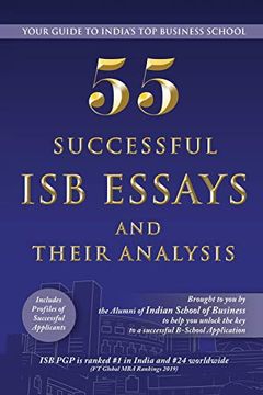 portada 55 Successful isb Essays and Their Analysis: Your Guide to India's top Business School (en Inglés)