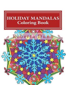 portada Holiday Mandalas Coloring Book (en Inglés)