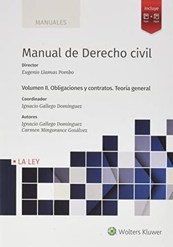 portada Manual de Derecho Civil. Volumen ii. Obligaciones y Contratos. Teoría General
