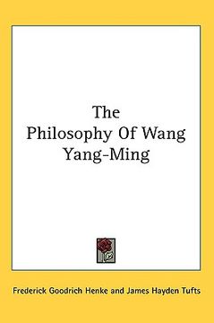 portada the philosophy of wang yang-ming (in English)