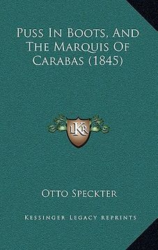 portada puss in boots, and the marquis of carabas (1845) (en Inglés)