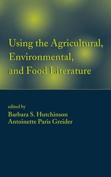 portada using the agricultural, environmental, and food literature (in English)