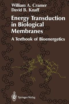 portada energy transduction in biological membranes (en Inglés)