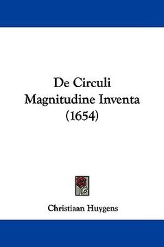 portada de circuli magnitudine inventa (1654) (in English)