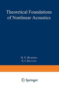 portada Theoretical Foundations of Nonlinear Acoustics (en Inglés)