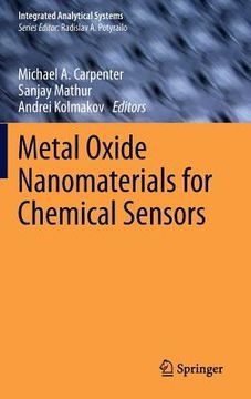 portada metal oxide nanomaterials for chemical sensors (in English)