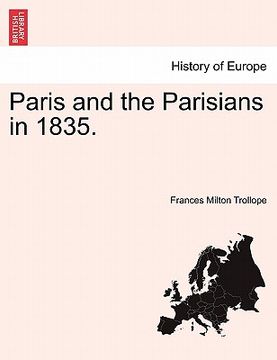 portada paris and the parisians in 1835. (en Inglés)