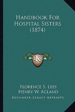 portada handbook for hospital sisters (1874) (in English)