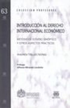 portada Introduccion Al Derecho Internacional Economico