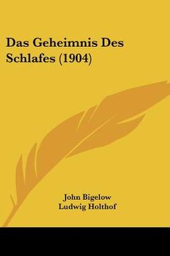 portada Das Geheimnis Des Schlafes (1904) (in German)