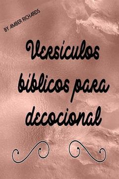 portada Versículos bíblicos para decocional (en Portugués)