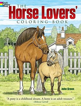 portada The Horse Lovers' Coloring Book (Dover Animal Coloring Books) (en Inglés)