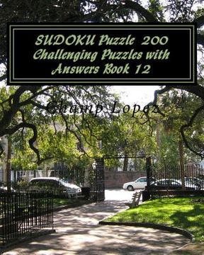 portada SUDOKU Puzzle 200 Challenging Puzzles with Answers Book 12 (in English)