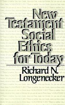 portada new testament social ethics for today (en Inglés)