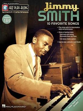 portada Jimmy Smith: Jazz Play-Along Volume 184 (en Inglés)