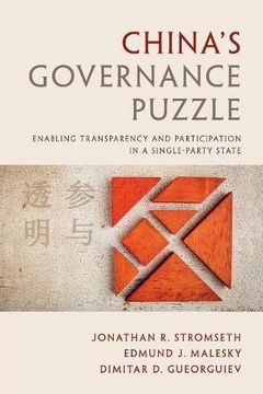 portada China's Governance Puzzle: Enabling Transparency and Participation in a Single-Party State (en Inglés)