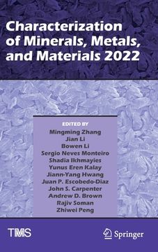 portada Characterization of Minerals, Metals, and Materials 2022 (en Inglés)