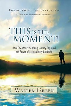 portada This Is the Moment!: How One Man's Yearlong Journey Captured the Power of Extraordinary Gratitude (en Inglés)