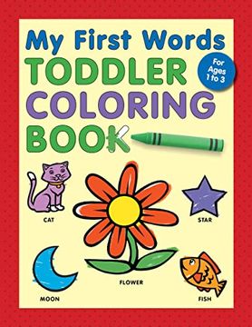 portada My First Words Toddler Coloring Book (en Inglés)
