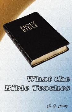 portada what the bible teaches (en Inglés)
