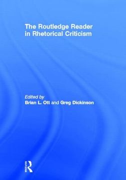 portada the rhetorical criticism reader (en Inglés)