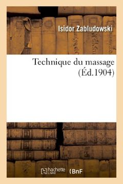 portada Technique Du Massage (Sciences) (French Edition)
