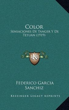 portada Color: Sensaciones de Tanger y de Tetuan (1919) (in Spanish)
