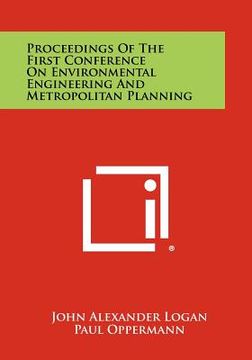 portada proceedings of the first conference on environmental engineering and metropolitan planning