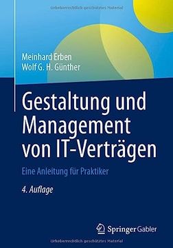 portada Gestaltung Und Management Von It-Verträgen: Eine Anleitung Für Praktiker (en Alemán)