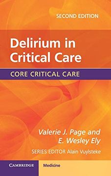 portada Delirium in Critical Care (Core Critical Care) 