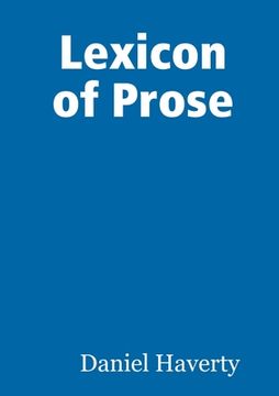 portada Lexicon of Prose (in English)
