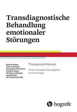 portada Transdiagnostische Behandlung Emotionaler Störungen (en Alemán)
