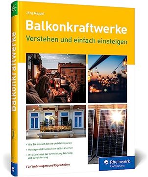 portada Balkonkraftwerke: Verstehen und Einfach Einsteigen. Der Ratgeber zum Energiesparen mit Vielen Tipps (in German)