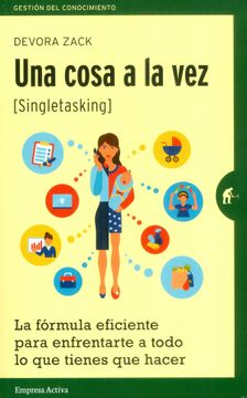 portada Una Cosa a la vez (Singletasking) (in Spanish)