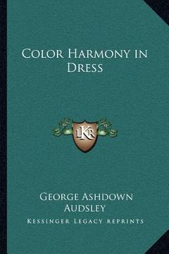 portada color harmony in dress (en Inglés)