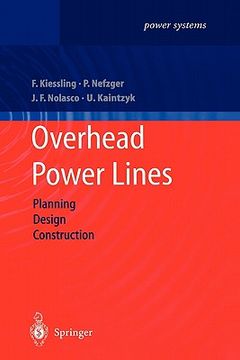 portada overhead power lines: planning, design, construction (en Inglés)