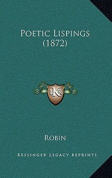 portada poetic lispings (1872) (in English)