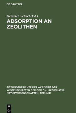 portada Adsorption an Zeolithen (en Alemán)