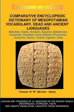 portada V12.Comparative Encyclopedic Dictionary of Mesopotamian Vocabulary Dead & Ancient Languages (en Inglés)