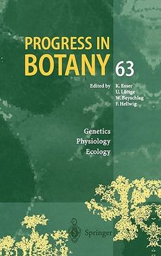 portada progress in botany 63 (en Inglés)