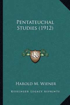 portada pentateuchal studies (1912)