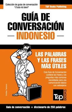 portada Guía de Conversación Español-Indonesio y mini diccionario de 250 palabras