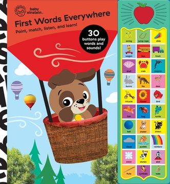 portada Baby Einstein - First Words Everywhere! Point, Match, Listen, and Learn! 30-Button Animal Sound Book - pi Kids 