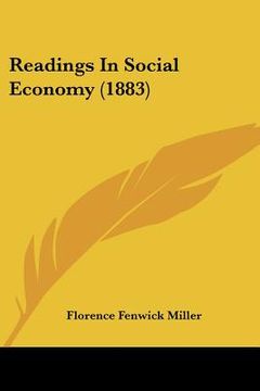 portada readings in social economy (1883) (en Inglés)