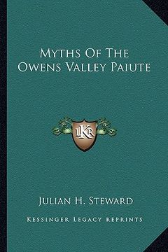 portada myths of the owens valley paiute (in English)