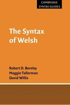portada The Syntax of Welsh Paperback (Cambridge Syntax Guides) (in English)